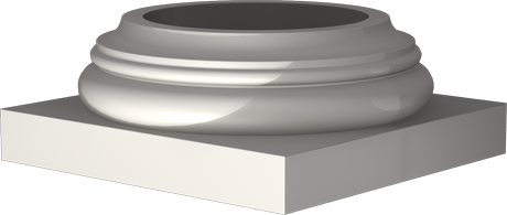 Фасадный декор: База колонны КЛ-8040 (Е)