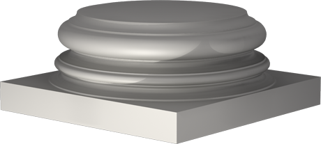 Фасадный декор: База колонны КЛ-8042 (Е)