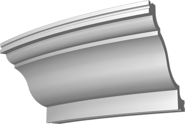 Фасадный декор: Карниз радиусный КР-011 (29 cегментов)