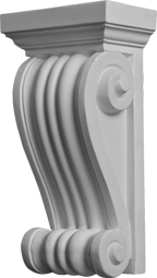 Фасадный декор: Консоль "волна" КС-013