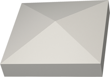 Фасадный декор: Крышка на тумбу КТ-001