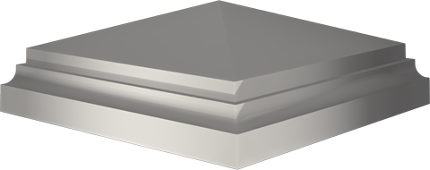 Фасадный декор: Крышка на тумбу КТ-008