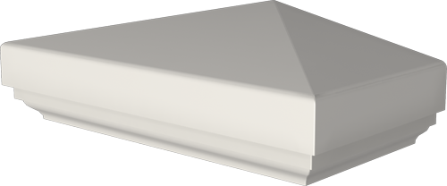 Фасадный декор: Полукрышка на тумбу КТ-8001 (Е)