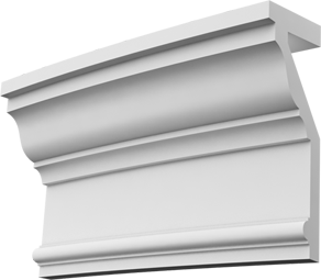 Фасадный декор: Молдинг радиусный МР-026 (1 cегмент)