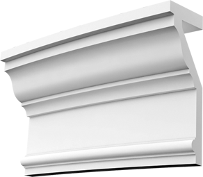 Фасадный декор: Молдинг радиусный МР-026 (1 cегм)