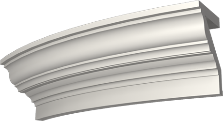 Фасадный декор: Молдинг радиусный МР-027 (1 cегм)