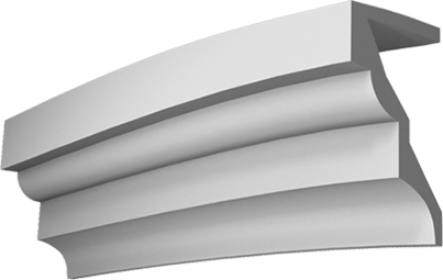 Фасадный декор: Молдинг радиусный МР-031 (1 сегм)