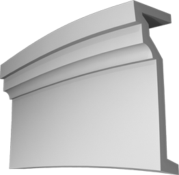 Фасадный декор: Молдинг радиусный МР-057 (32 сегм)