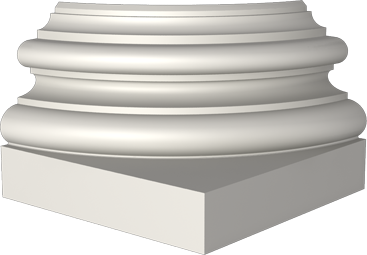 Фасадный декор: База БПК-008 (из 2-х сегментов)