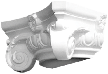 Фасадный декор: Капитель полуколонны ПК-702/4 (К)