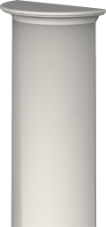 Фасадный декор: Ствол полуколонны ПК-702/7 (К)
