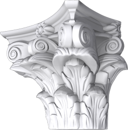 Фасадный декор: Капитель полуколонны (пк8036) ПК-8012 (Е)