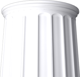 Фасадный декор: Ствол полуколонны (пк8039) ПК-8018 (Е)