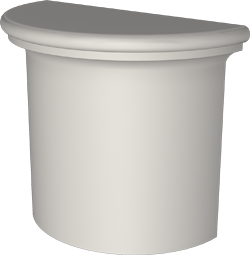 Фасадный декор: Ствол полуколонны (верхняя часть) ПК-813 (Е)