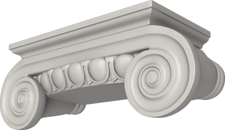 Фасадный декор: Капитель полуколонны ПК-816 (Е)