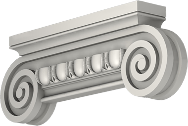 Фасадный декор: Капитель пилястры П-705/3 (К)
