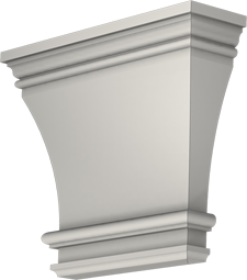 Фасадный декор: Капитель пилястры П-705/4 (К)