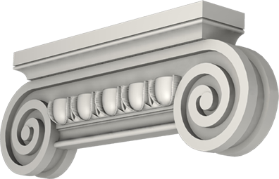 Фасадный декор: Капитель пилястры П-706/3 (К)