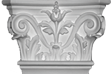 Фасадный декор: Капитель пилястры П-707/2 (К)