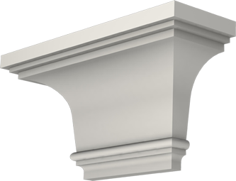 Фасадный декор: Капитель пилястры П-707/4 (К)