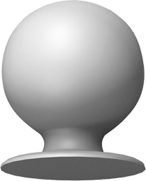 Фасадный декор: Шар ШТ-002