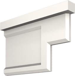 Фасадный декор: Подоконный элемент С-010/3