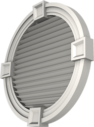 Фасадный декор: Слуховое окно ВР - 006 о