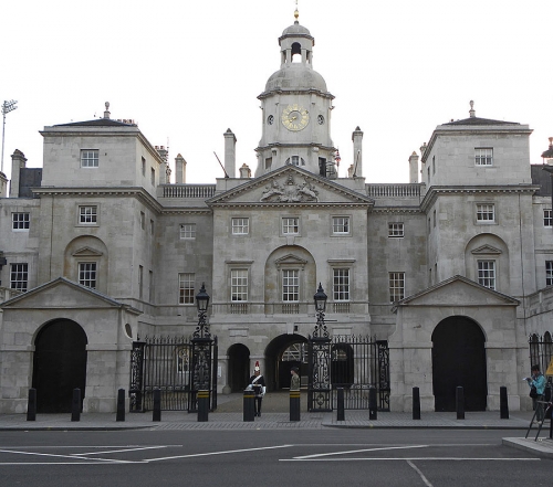 Здание королевской конной гвардии в Уайтхолле (Horse Guards in Whitehall, 1750-1759 гг.)