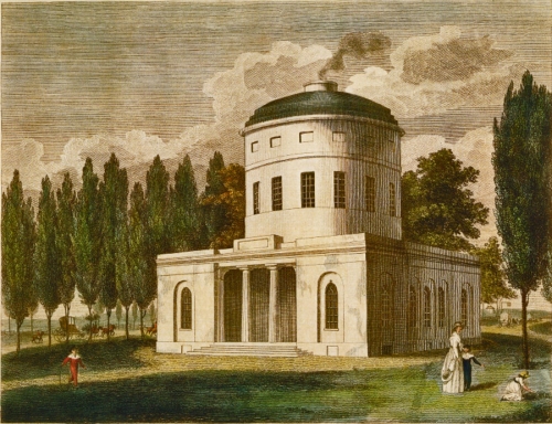 Водопроводная станция на центральной площади в Филадельфии (The Centre Square Water Works, Филадельфия, 1798г.)